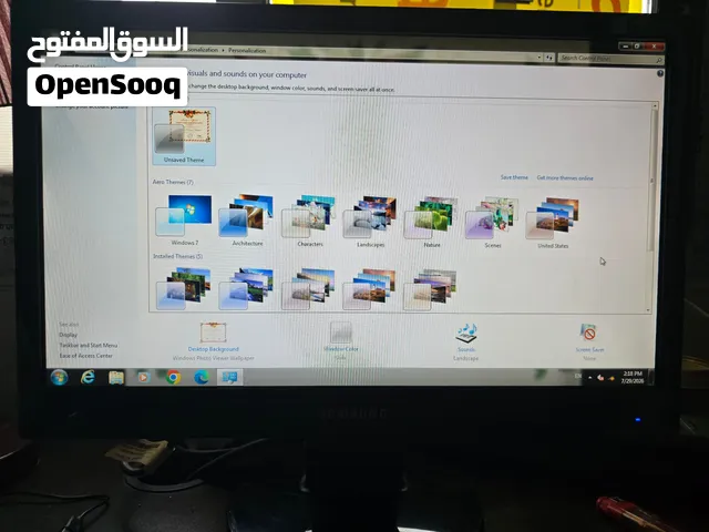 Samsung monitor  hp pc