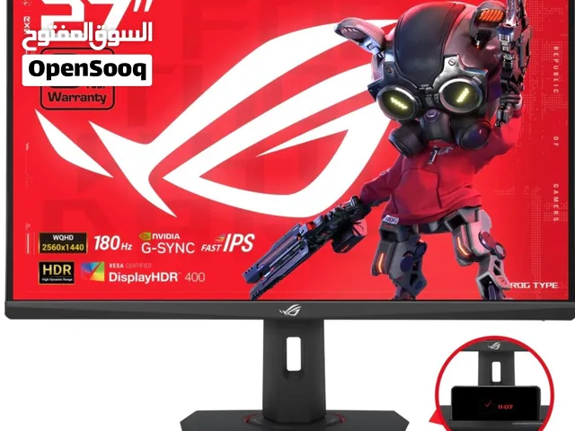 شاشة جيمينج احترافية ASUS ROG Strix XG27ACS (2K - 180Hz) - مستعملة بحالة ممتازة مع ضمان رسمي
