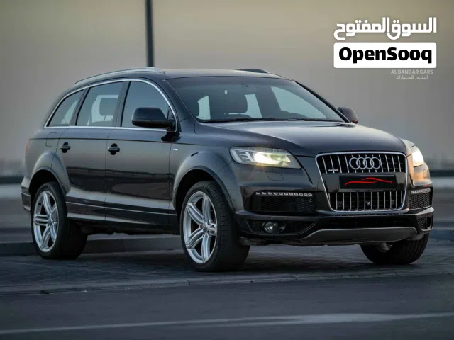 Audi Q7 2015 Grey  S-Line  Top Option  V6  7-Seater  Full Insurance  Bahrain Spec  BD 4,600