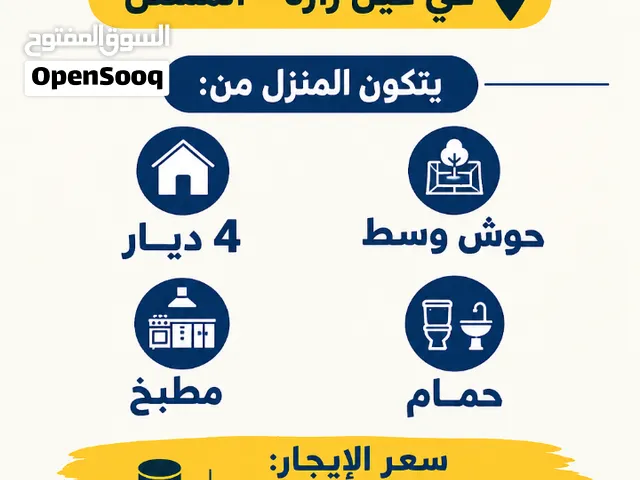 منزل الايجار سعر كزيوني