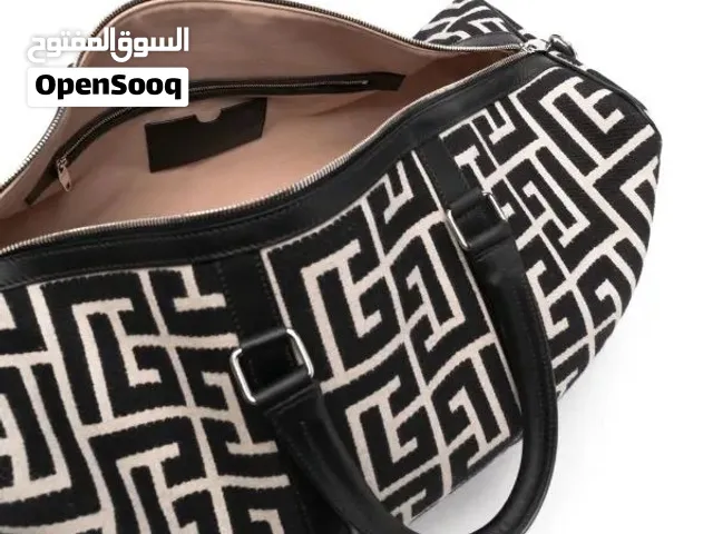 Balmain Voyage monogram-jacquard duffle bag