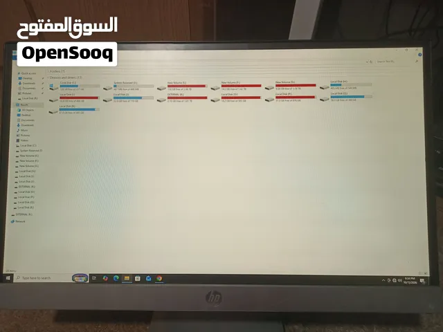 شاشة hp بحالة الوكالة للبيع