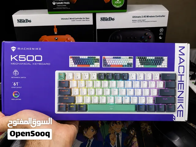 كيبورد ميكانيكي 60% إذا تريد كيبورد صغير، مرتب وسريع للگيمينگ... الـK500 يستاهل 61 Key – حجم 6