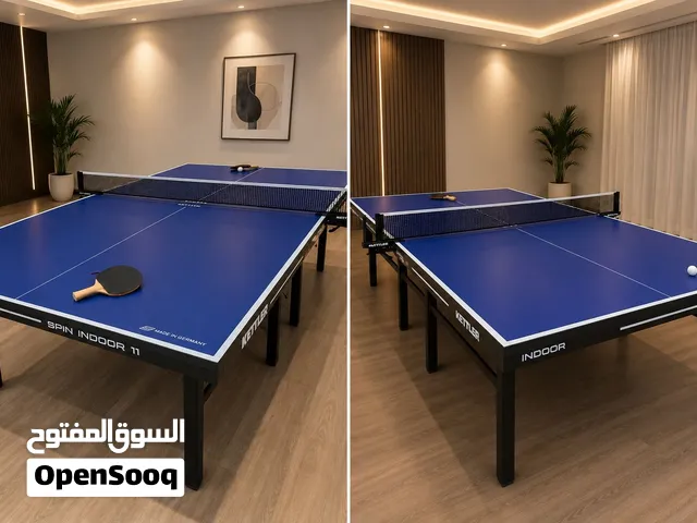 طاولة تنس طاولة ألمانية احترافية  KETTLER -SPIN INDOOR 11 مقاسات الرسمية المعتمدة للبطولات الدولية