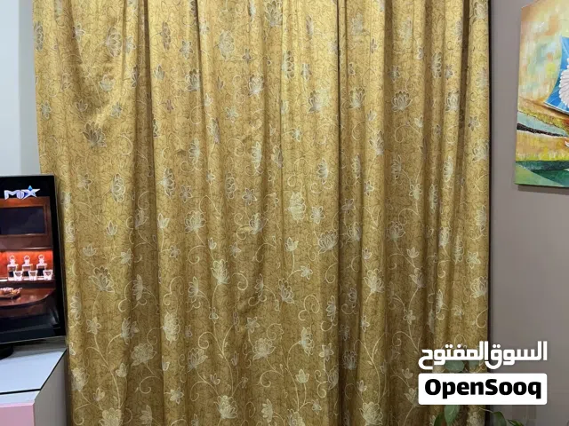 ستائر للصالون عدد 3  / مبطن ضد الحرارة