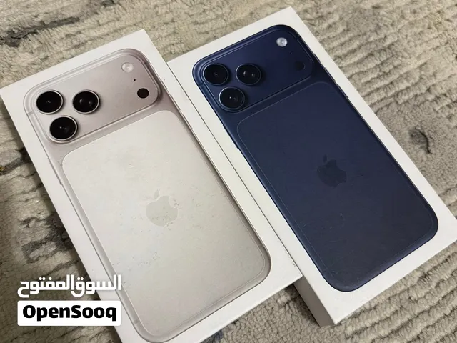 جوال أبل ايفون 17 برو ماكس جديد سعة 2 تيرابايت باللون الأزرق