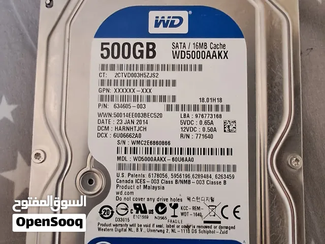 هارد ديسك 500 GB شغال مية بالمية على الفحص