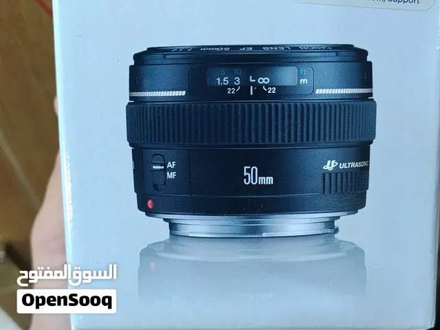عدسة كانون 50mm f1.4 مستعملة شي بسيط اقرو المنشور