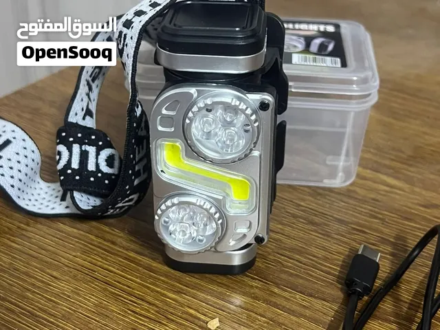 كشاف رأس LED قابل للشحن USB مع حساس حركة وإضاءة COB قوي
