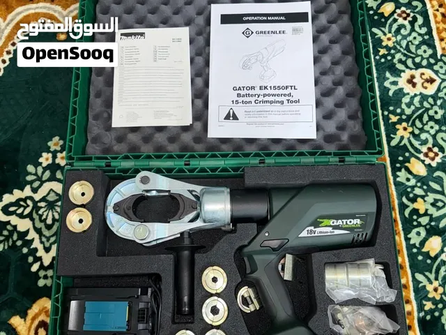 مكبس كيبل ألماني هيدروليك بالبطاريه ماركه جرينلي من 10 ملي الي 630 ملي