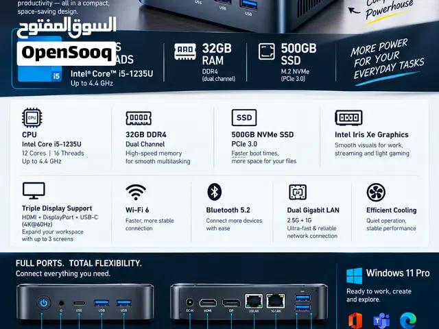 Mega DEAL – 40% DISCOUNT Mini PC/Computer EQi12 – 32GB RAM Beast in a Tiny Box Mini and Powerful.