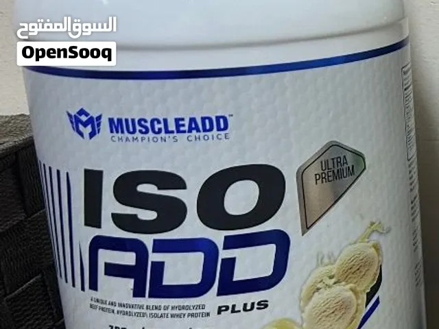 بروتين باودر من شركة MuscleAdd بطعم ايسكريم الفانيليا