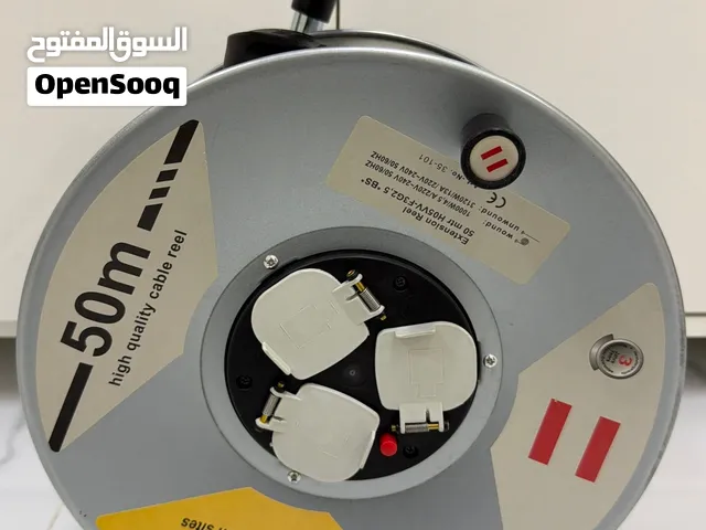 كيبل تمديد كهربائي متين (Heavy Duty) بطول 50 متر بحالة كالجديدة