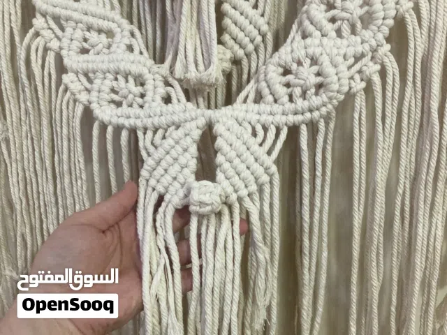 ديكور مكرمية بوهو جداري يدوي فاخر