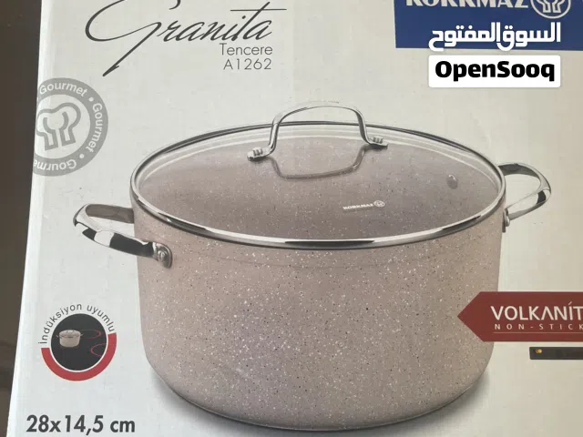 Korkmaz فرصة !! لمحبي الجودة  طنجرة  كوركماز الاصلية التركية جرانيت جديدة بالكرتونة الاصلية للبيع