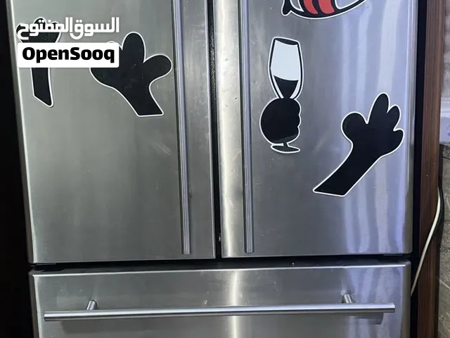 ثلاجه حجم عائلي ممتازه نوع ميتاج شغاله 100%