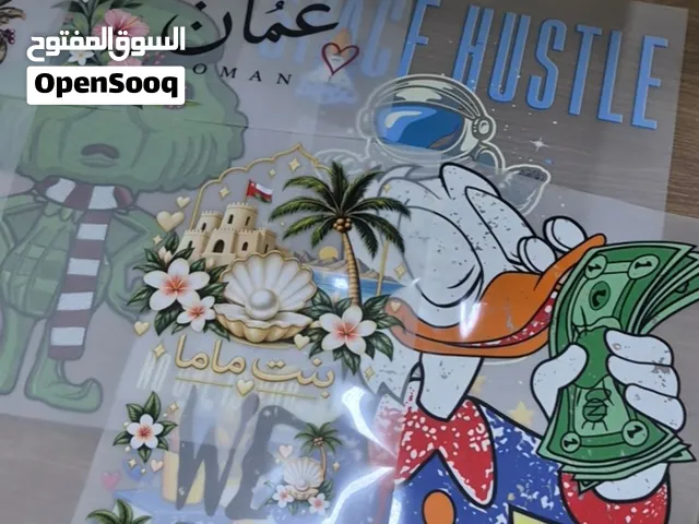 DTF Stickers Prints For Tshirt, Bags, Abayas