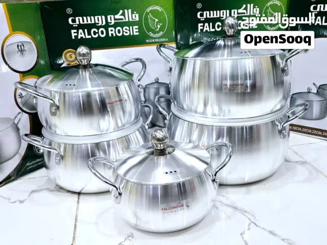 طقم قدور ألومنيوم فاخر من شركه فالكوروسي الاصلي – 5 قطع السعر 14000