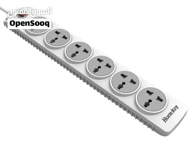 وصلة كهرباء Huntkey SZN601 6 مخارج Universal Power Strip كابل 3 متر 2500W