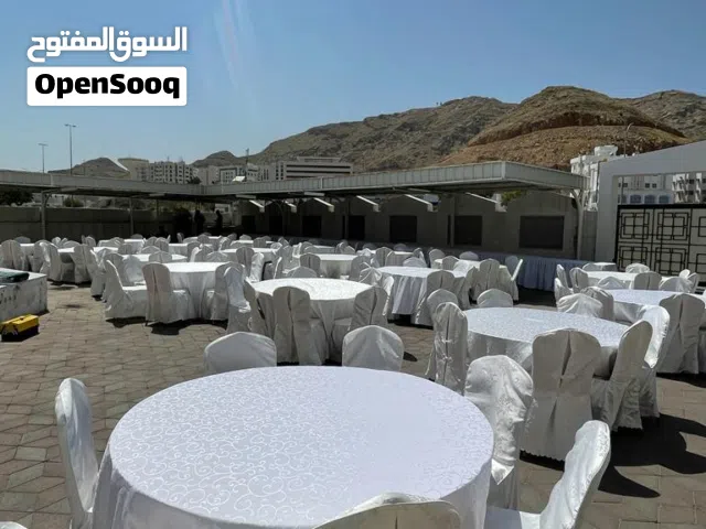 كراسي وطاولات للإيجار  Chairs and tables for rent
