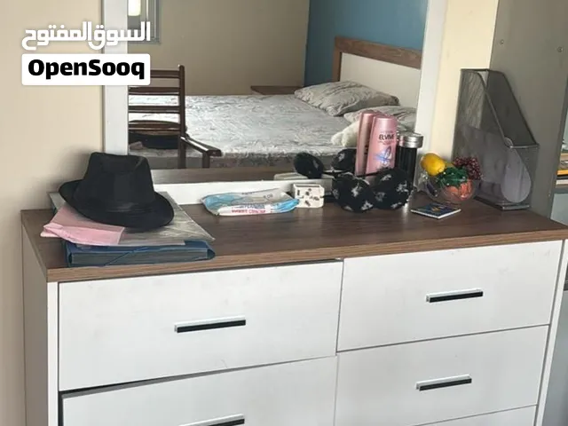 Bedroom set with side tables and dresser. With good conditions