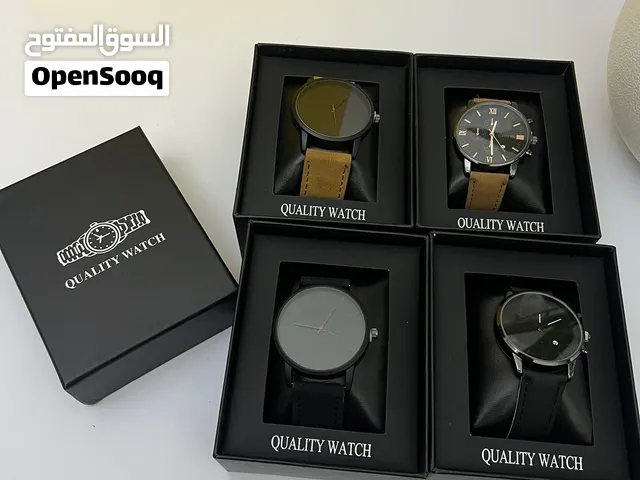 ساعات رجالية جلد متوفر جملة و قطاعي