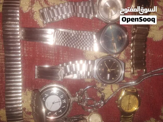 مجموعه ساعات للبيع منهم سيتزن ،سيكو ،اوميجا