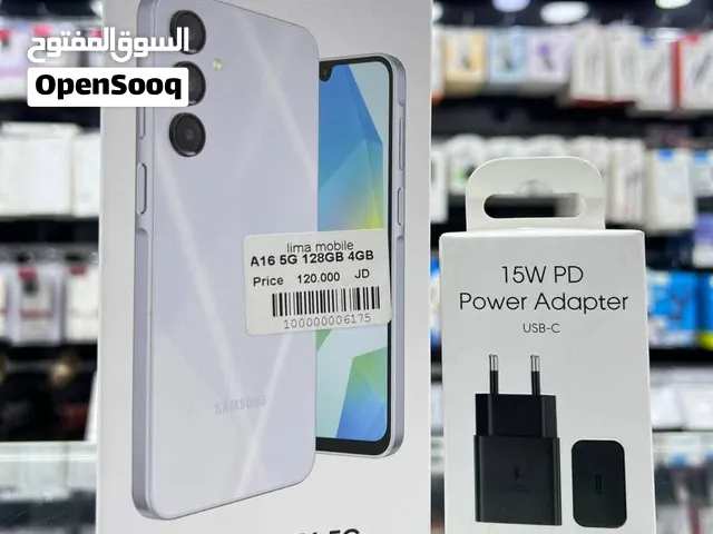 جهاز جديد بالكرتونة Samsung A16 5G رام 8 و 12و 16  جيجا 128و 256  مكفول سنة متوفر توصيل