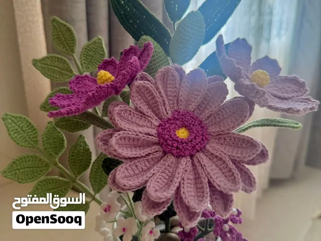 باقات ورد كروشية