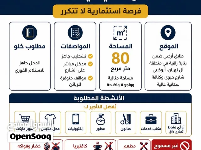 للايجار محل تجاري