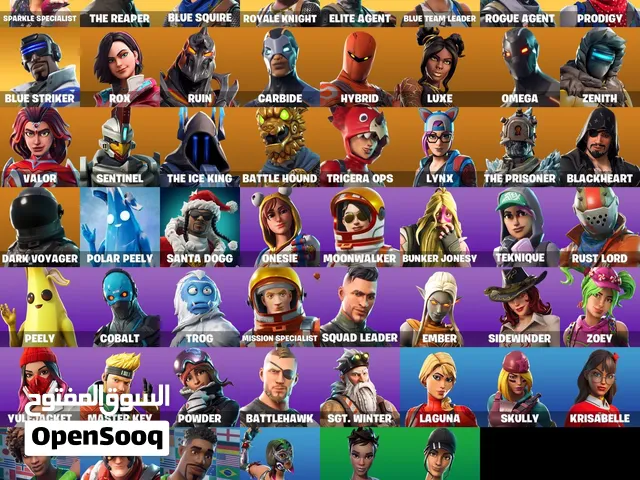 حسابات فورت نايت وروكت