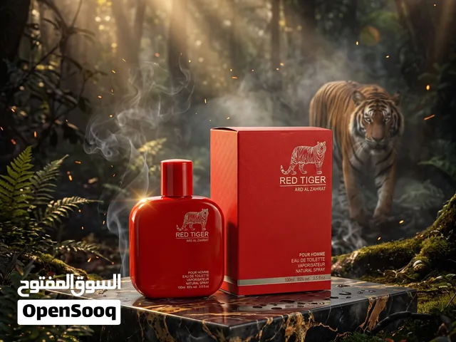 عطر Red Tiger ريد تايجر Pour Homme رجالي 100مل ثبات 12 ساعة شحن مجاني لكل السعودية