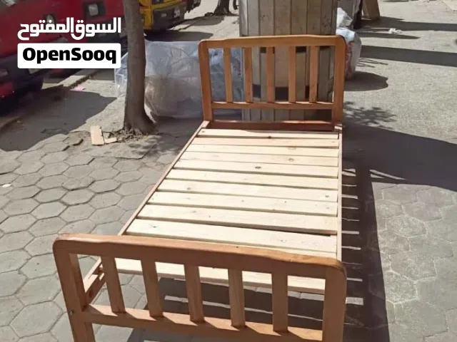 سرير خشب زان احمر