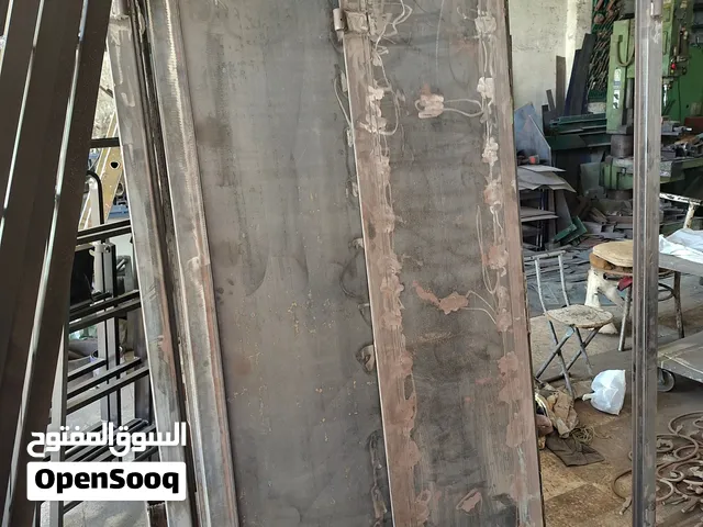 باب حديد ثقيل ليس تجاري عرض 150 سم