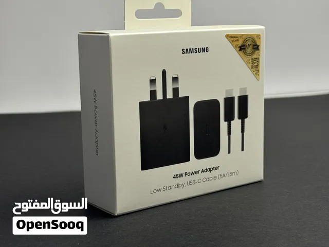 شاحن سامسونك اصلي PD T4511 بقوة 45 واط مع كابل USB-c إلى USB-C بقوة 5 أمبير