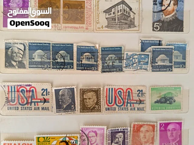 طوابع بريديه قديمه لدول عربيه واجنبيه