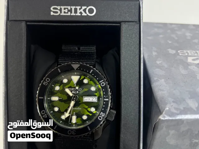 Seiko 5 Sport SBSA173 Automatic Mechanical Camouflage Green Dial