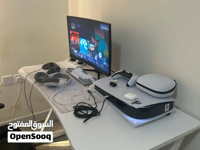PS5 used for sale including monitor chair table