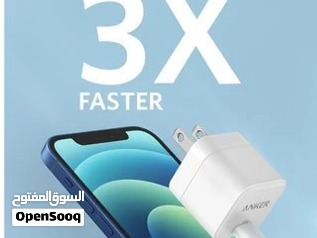 شاحن Anker 20W أصلي للآيفون – شحن سريع USB-C