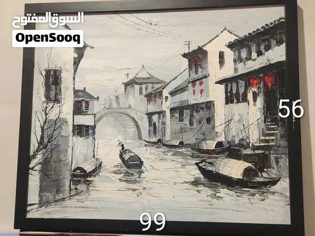Art painting. An oil painting.