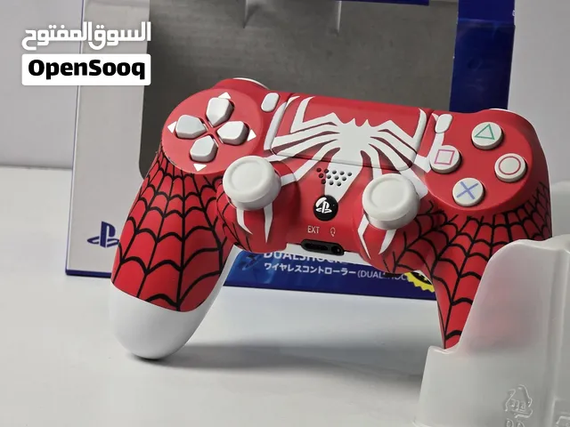 يد تحكم لاسلكية PS4 DualShock 4 ستايل سبايدر مان