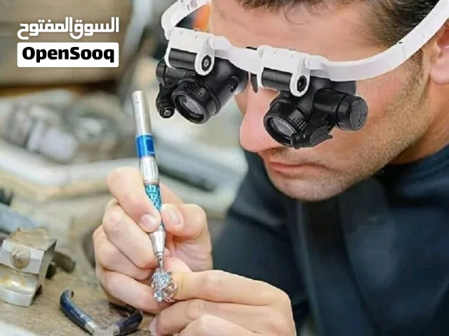 معدات الاحجار الكريمة الماس و مجهر المضيء