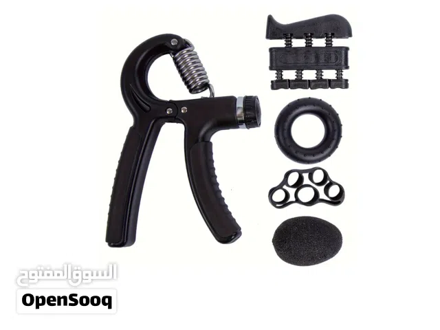 طقم تمرين اليد الكامل Hand Grip Set    ازرق + اخضر + اورانج    عروض تصفية