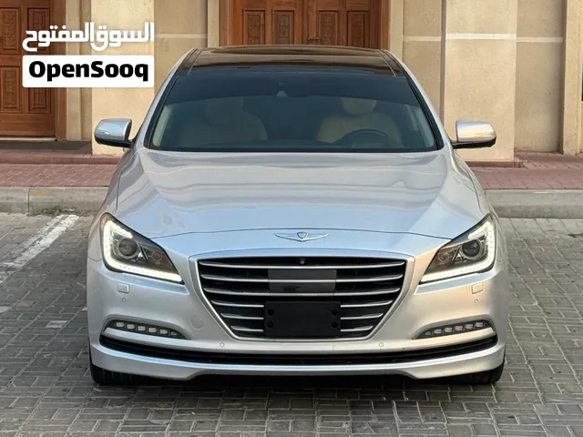 هيونداي جينيسس خليجي بحالة الوكاله موديل 2015 اعلا فئه السياره بحاله جيده جداا