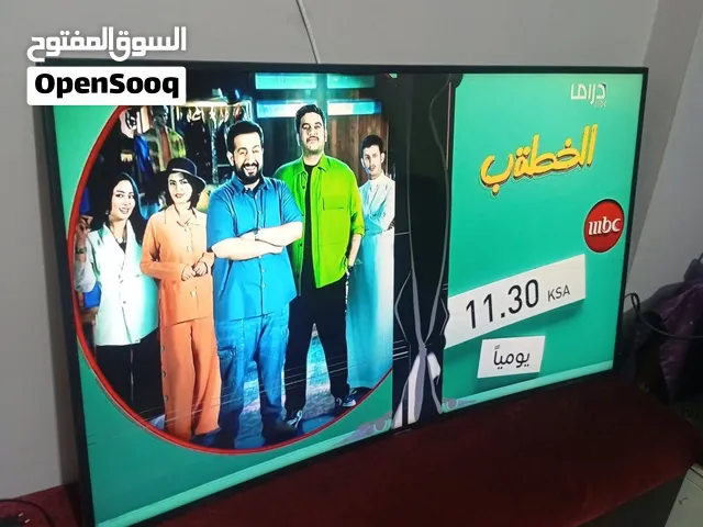 شاشه 55 سامسونج سمارت اخدت خبطة وشغاله بكرتونتها وريموت