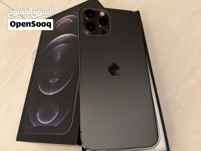 آيفون برو ماكس 12 اللون رصاصي داكن استعمال خفيف بحاله ممتازه لم يتعرض لكسر أو اعطال مسبقا
