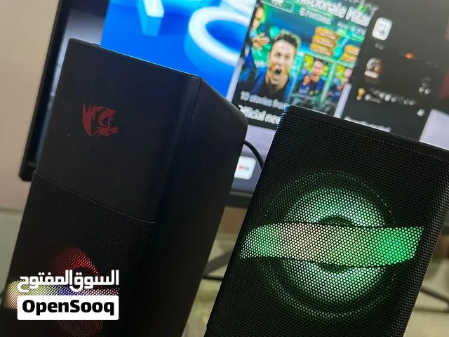 سماعات سبيكر خارجيه ريد دراكون تستخدم للحاسبه او البلي للشاشات الي مابيهن سماعات خارجيه