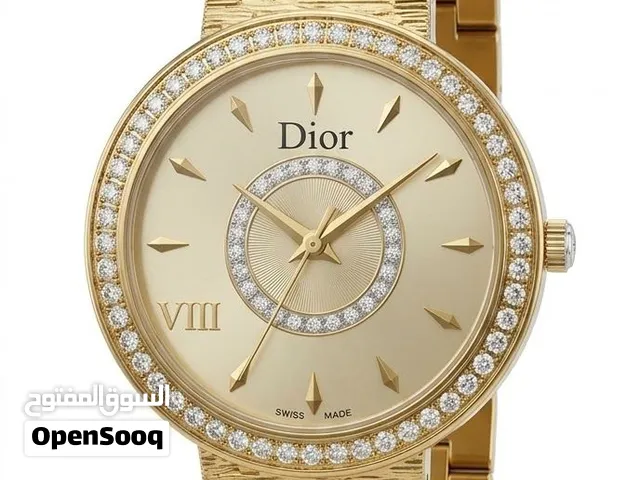 Dior Gold Tone Watch – Elegant Luxury Style
