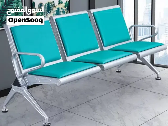 Three seater airport waiting chair & reception waiting chair with armrest