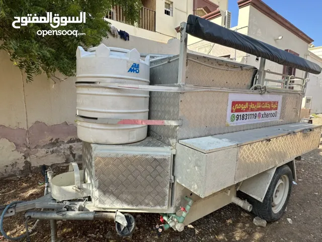 للبيع او تأجير عربة رحلات مع دورة مياة